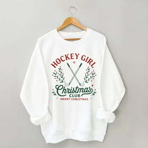 Hockey Girl Christmas Club Sweatshirt
