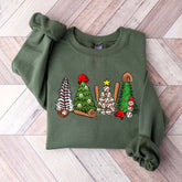 Baseball Christmas Tree Sweatshirt