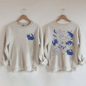 Cats in Space Sweatshirt