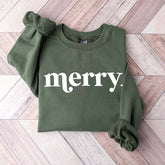 Minimalist Merry Christmas Sweatshirt