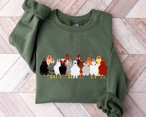 Funny Chickens Sweatshirt