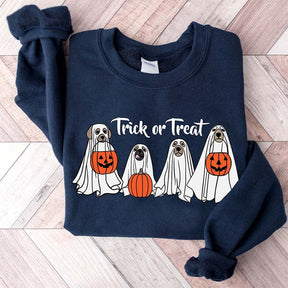 Halloween Dog Trick Or Treat Sweatshirt