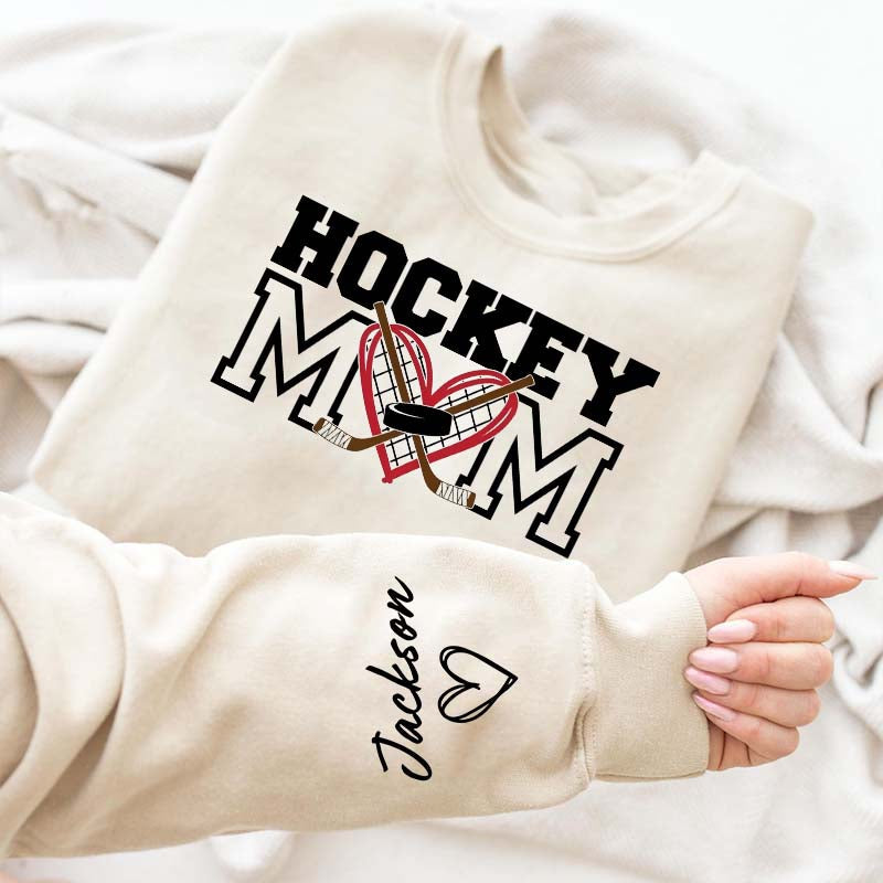 Personalized Hockey Mom Sweatshirt
