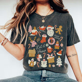 Vintage Christmas Doodles T-Shirt