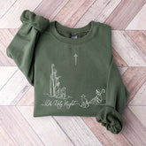 Oh Holy Night Faith Based Sweatshirt