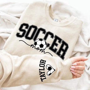 Personalize Soccer Mama Fall Sweatshirt