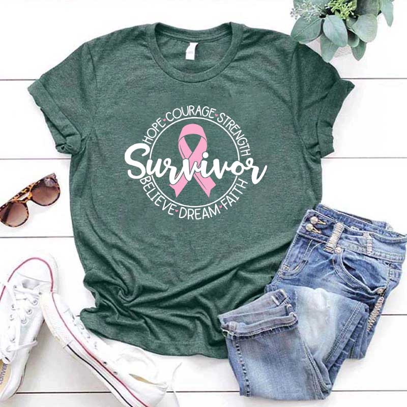 Cancer Survivor Ribbon T-Shirt