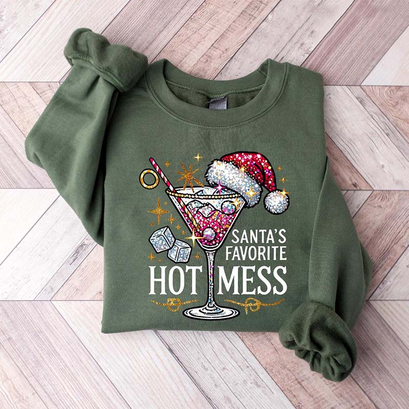 Santa's Hot Mess Sweatshirt