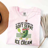Soft Serve Pickleball Joke T-Shirt