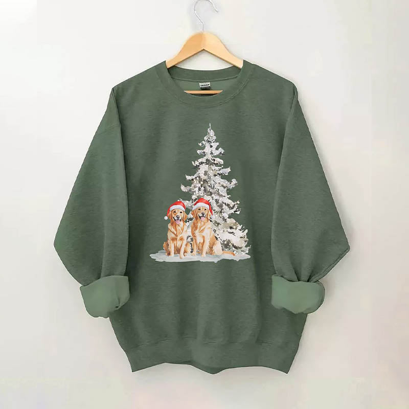 Christmas Golden Retriever Sweatshirt