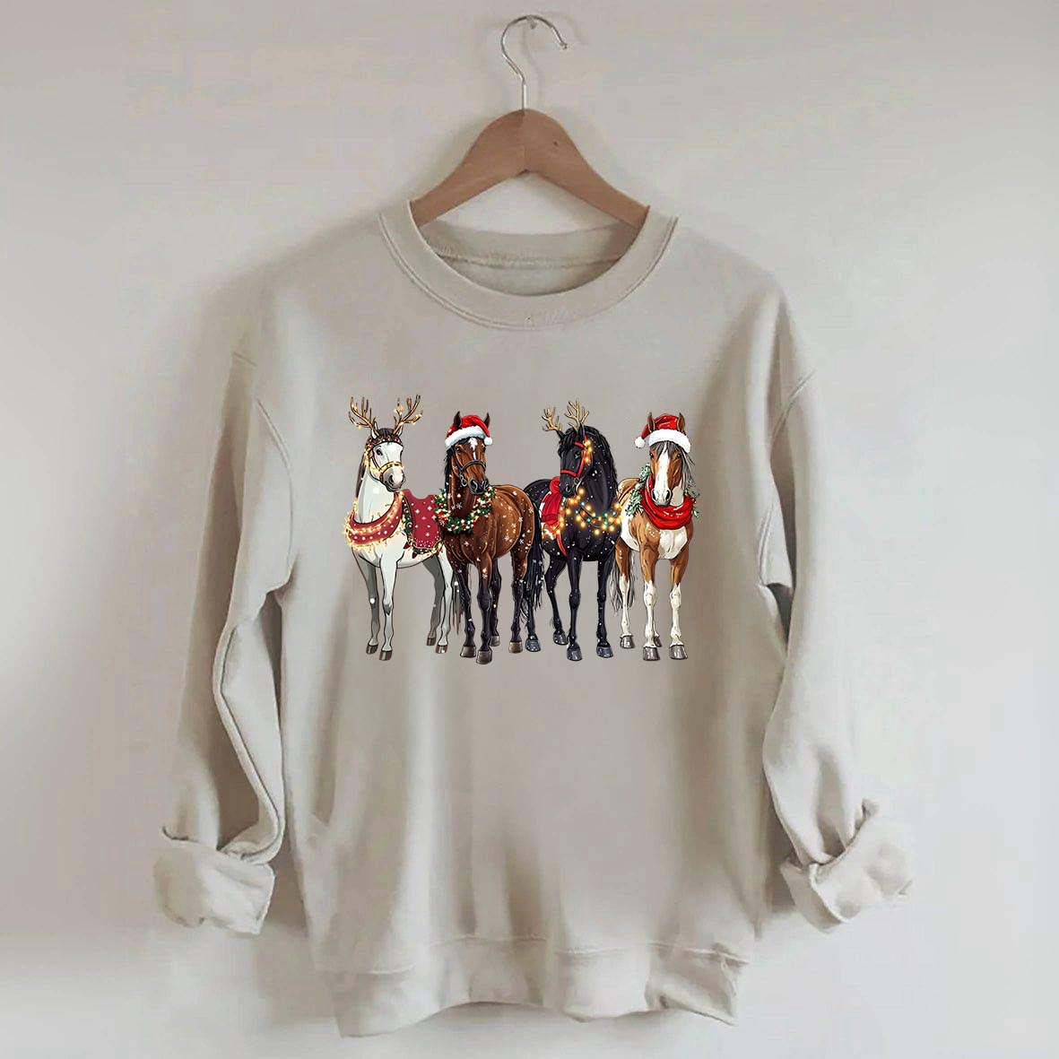 Horse Christmas Funny Sweatshirt