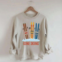Retro Gone Skiing Sweatshirt