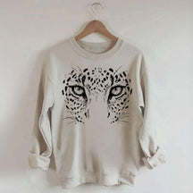 Comfort Leopard Face Sweatshirt