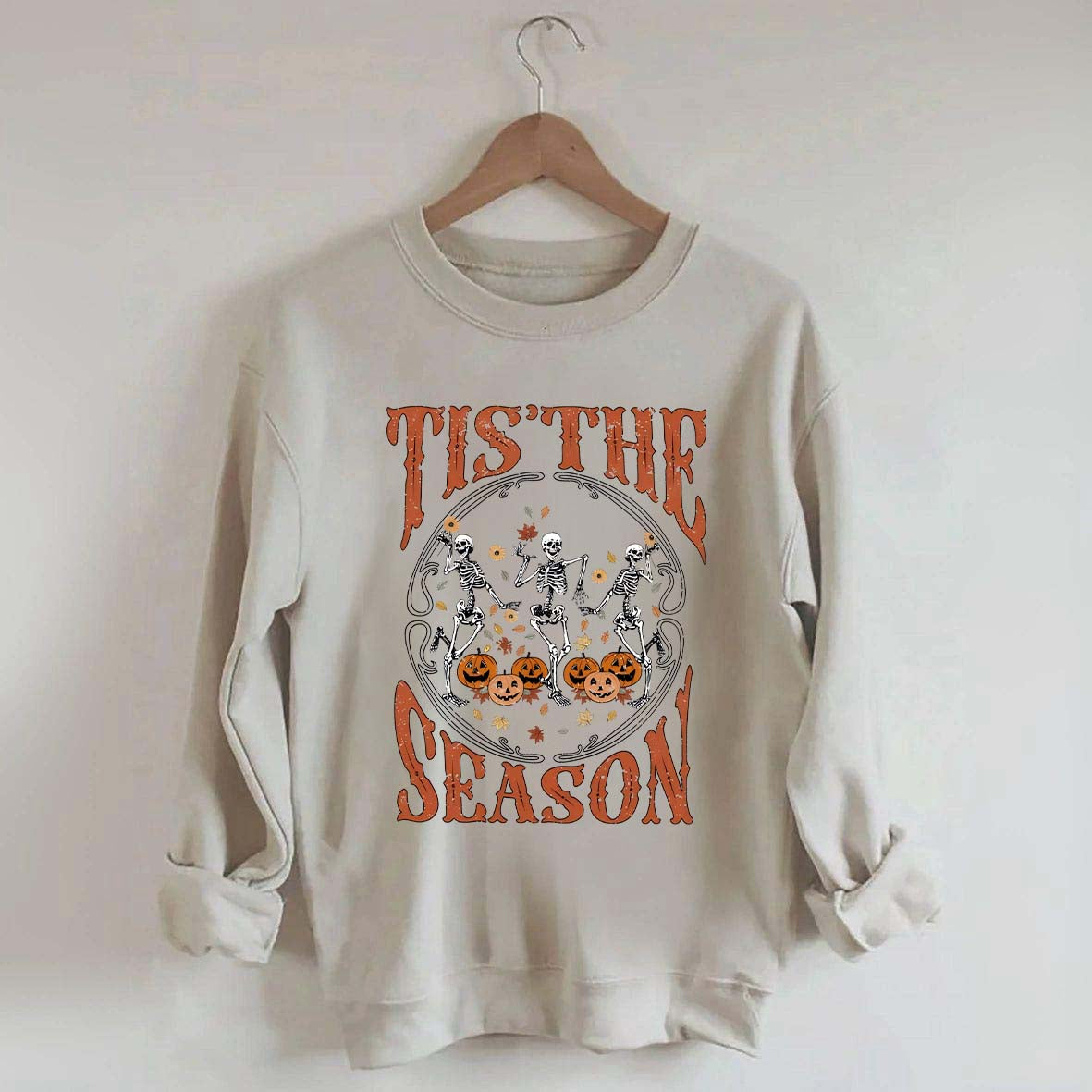 Tis The Season Skeletons Dancing Sweatshirt