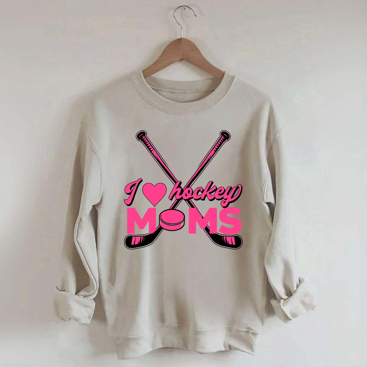 I Love Hockey Moms Sweatshirt