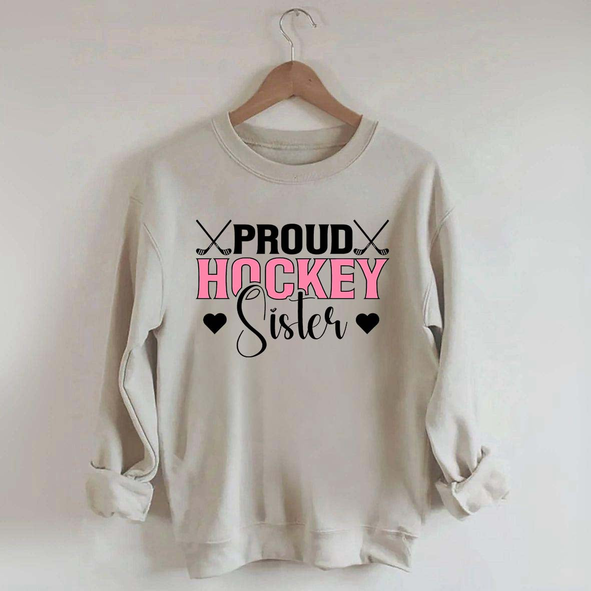Ice Hockey Girl Motivational Sweatshirt