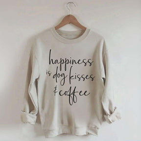 Happiness Is Dog Kisses & Coffee Sweatshirt
