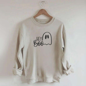 Cute Hey Boo Halloween Sweatshirt