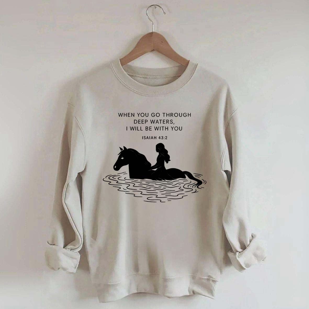 Christ Horse Religous Sweatshirt