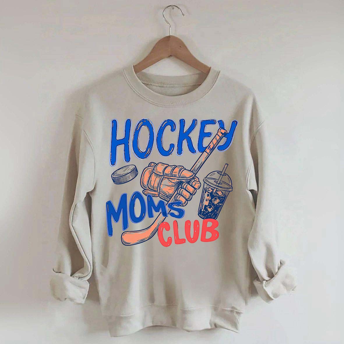 Funny Hockey Mom Club Sweatshirt