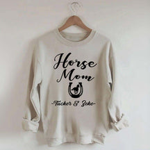 Personalized Horse Mom Equestrian Sweatshirt