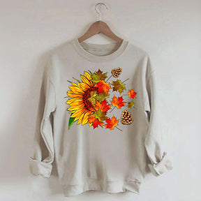Autumn Sunflower Sweatshirt