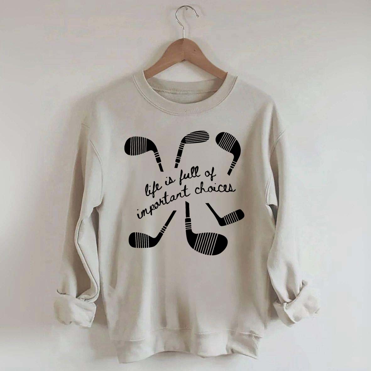 Life Is Full Of Important Choices Hockey Sweatshirt