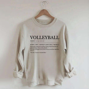 Funny Definition Volleyball Sweatshirt