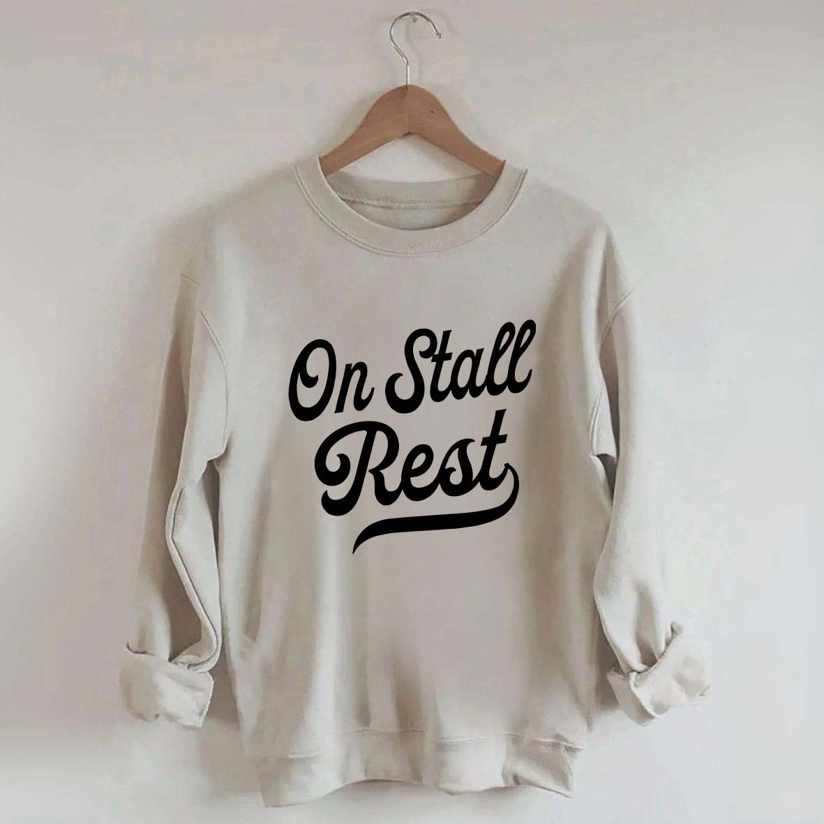 Funny Horse On Stall Rest Sweatshirt