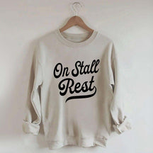 Funny Horse On Stall Rest Sweatshirt
