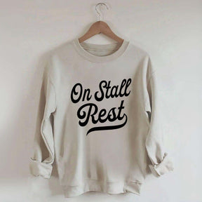 Funny Horse On Stall Rest Sweatshirt