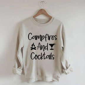 Campfires and Cocktails Sweatshirt