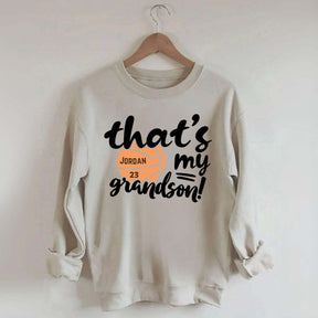 Custom Basketball Name & Number Sweatshirt