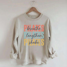 Breathe Lengthen Shake Pilates Sweatshirt