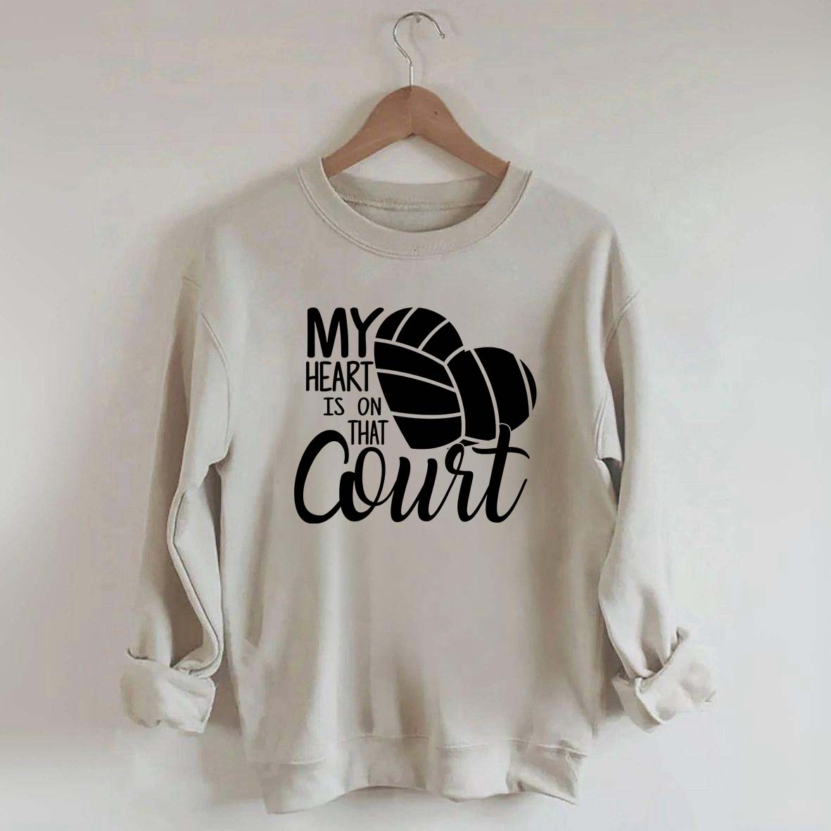 My Heart Is On That Court Sweatshirt