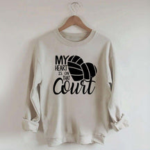 My Heart Is On That Court Sweatshirt