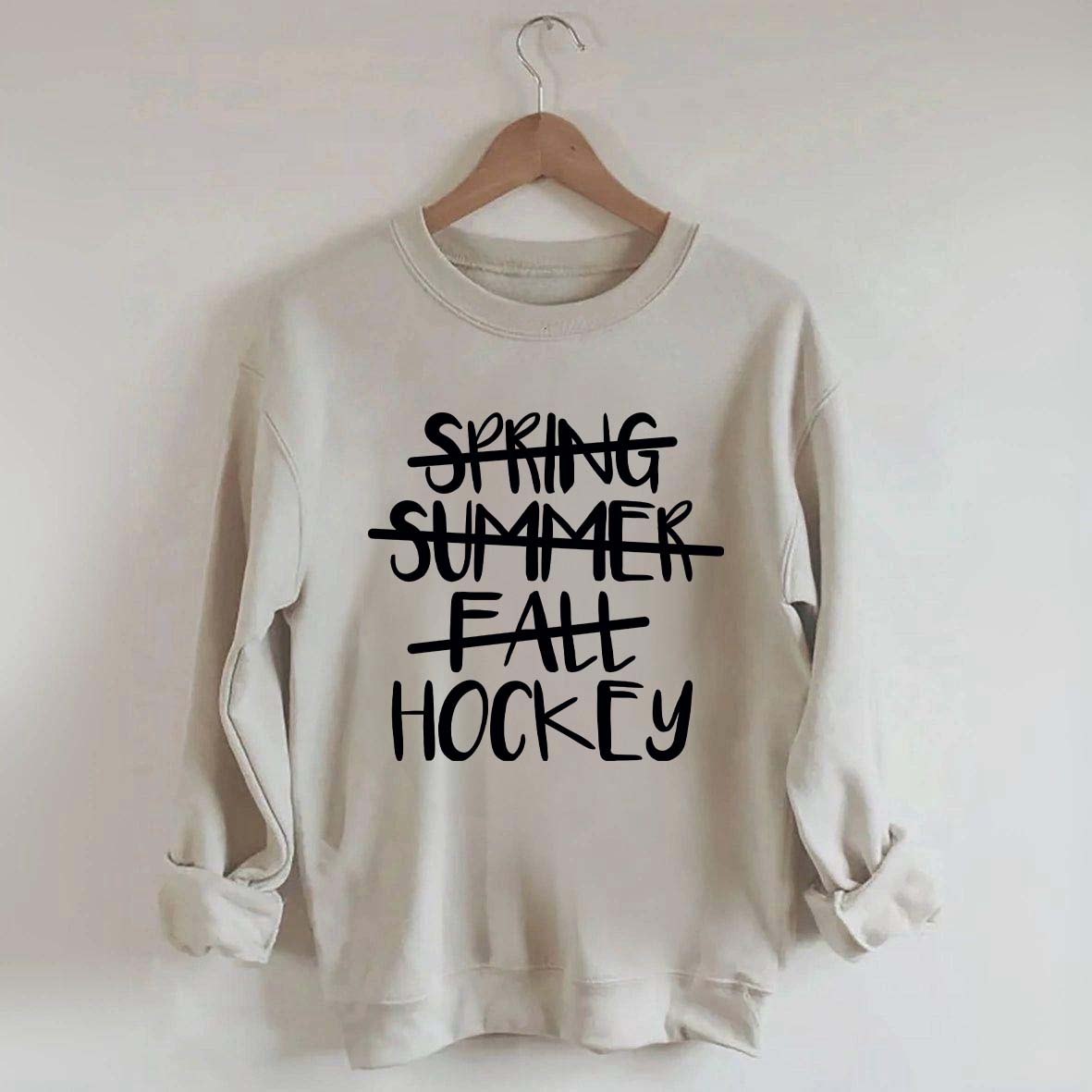 Spring Summer Fall Hockey Sweatshirt