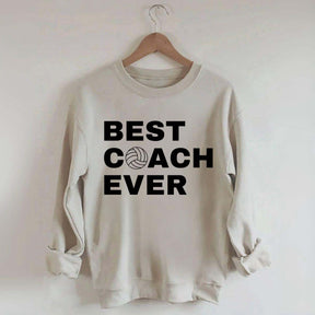 Best Coach Ever Volleyball Sweatshirt
