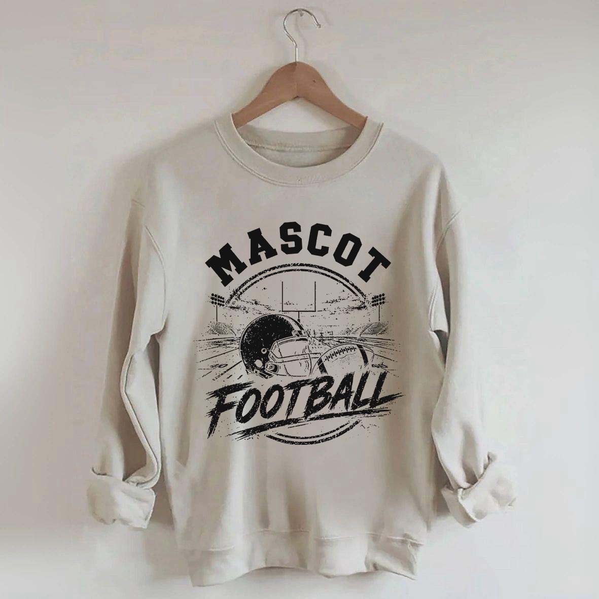 Custom Football Mascot Template Sweatshirt