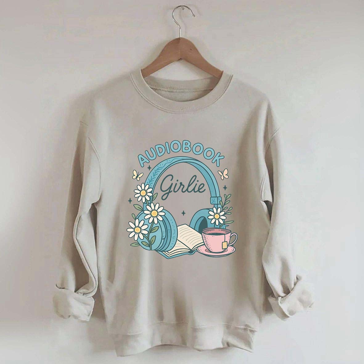 Audio Book Girlie Sweatshirt