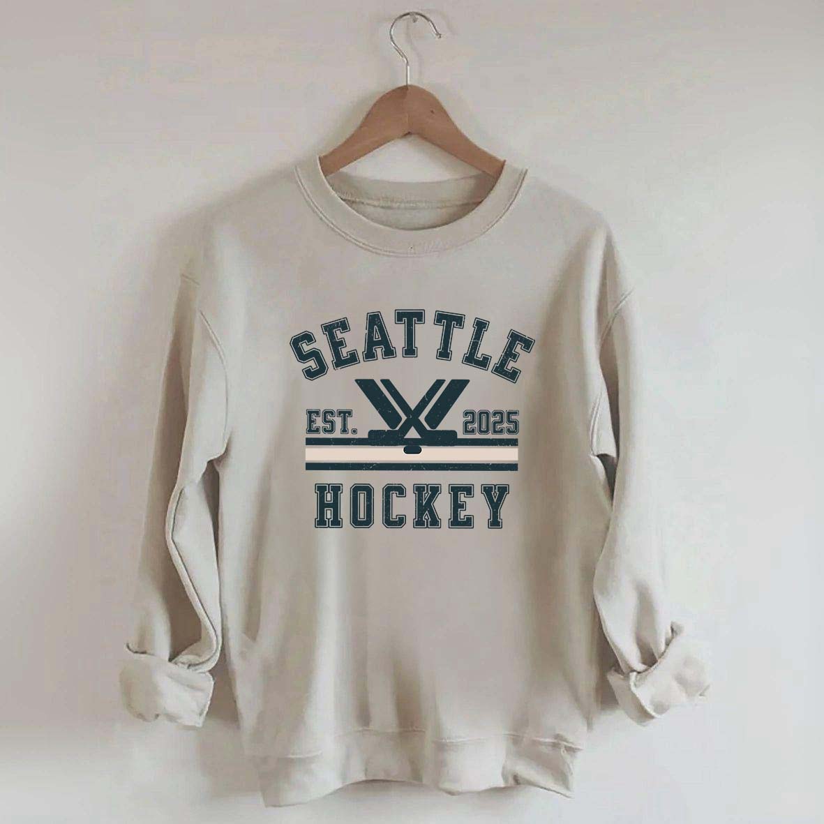 Retro Seattle Hockey Sweatshirt