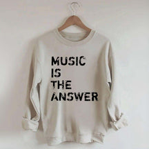 Retro Music is the Answer Sweatshirt