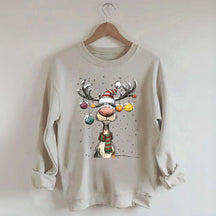 Cute Christmas Vintage Reindeer Sweatshirt