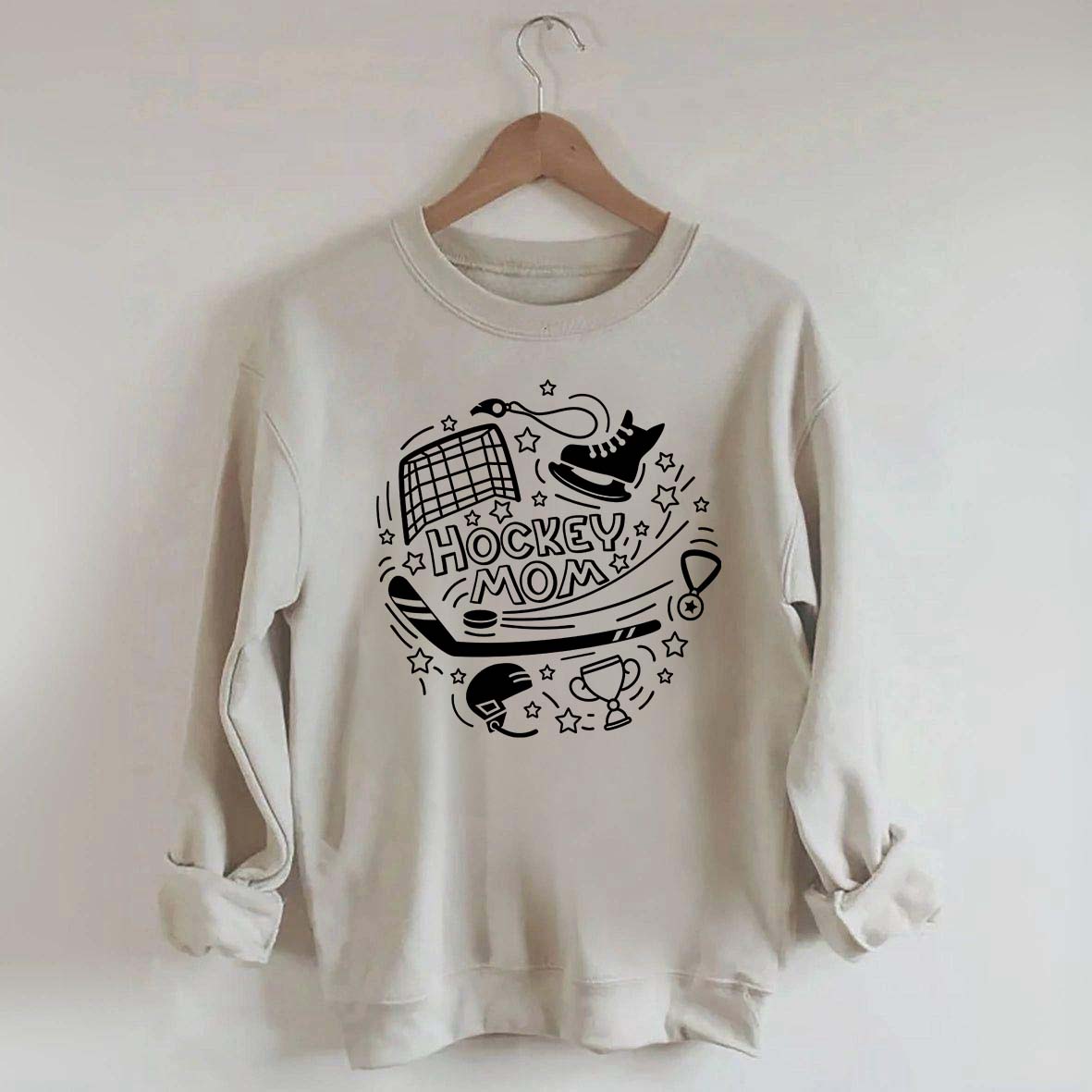 Hockey Mom Graphic Sweatshirt
