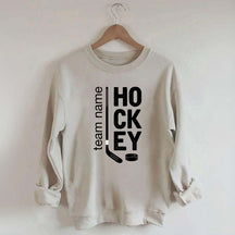 Personalized Hockey Mom Team Name Sweatshirt
