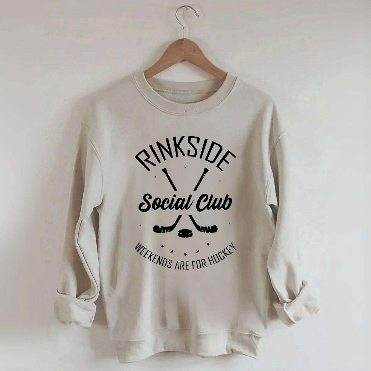 Rinkside Social Club Weekends Are For Hockey Sweatshirt