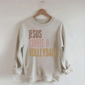 Jesus Coffee Volleyball Sweatshirt