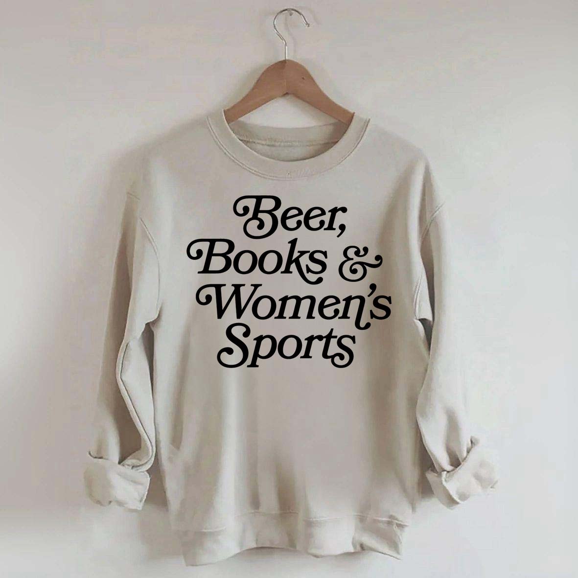 Beer Books and Women's Sports Sweatshirt