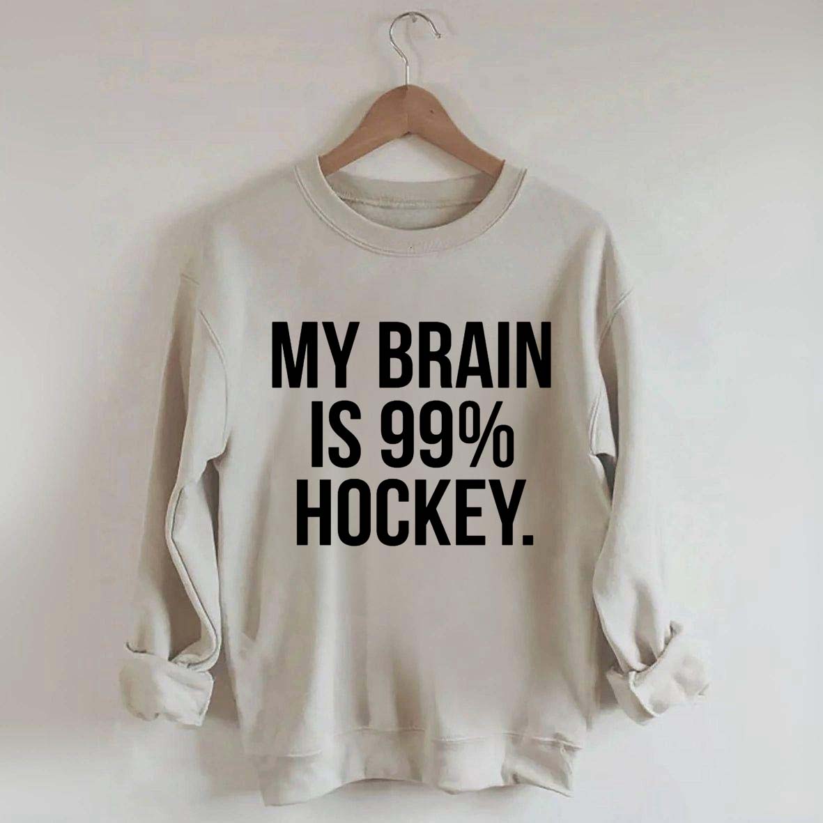 My Brain Is 99% Hockey Sweatshirt