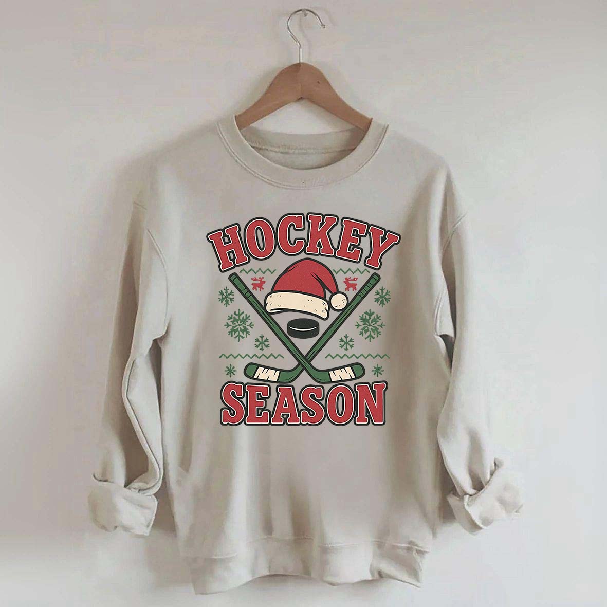 Christmas Hockey Sweatshirt